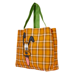 Pluto 95th Anniversary Plaid Canvas Tote Bag, , hi-res view 4