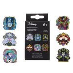 Disney Villains Portait Mystery Box Pins, , hi-res view 1