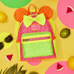 Minnie Mouse Exclusive Color Block Neon Sequin Mini Backpack, , hi-res view 2