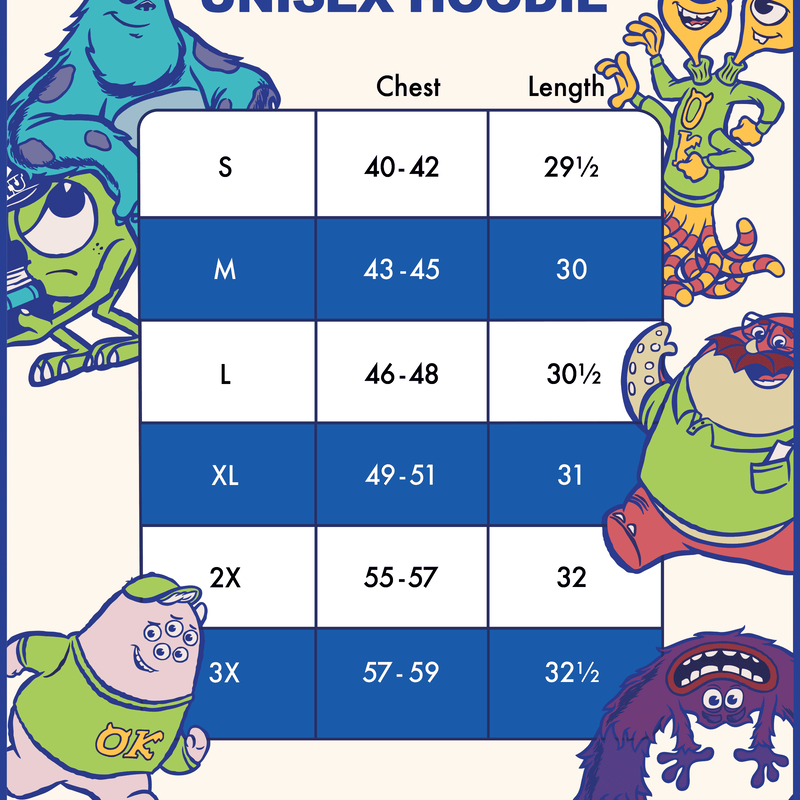 Monsters University Unisex Hoodie, , hi-res view 3