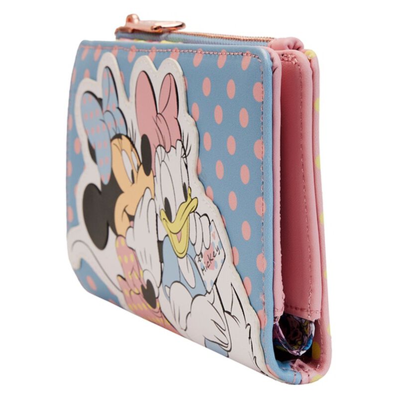 Minnie and Daisy Pastel Polka Dot Flap Wallet, , hi-res view 5