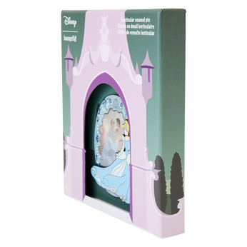 Cinderella Lenticular Princess Series 3" Collector Box Pin, Image 2
