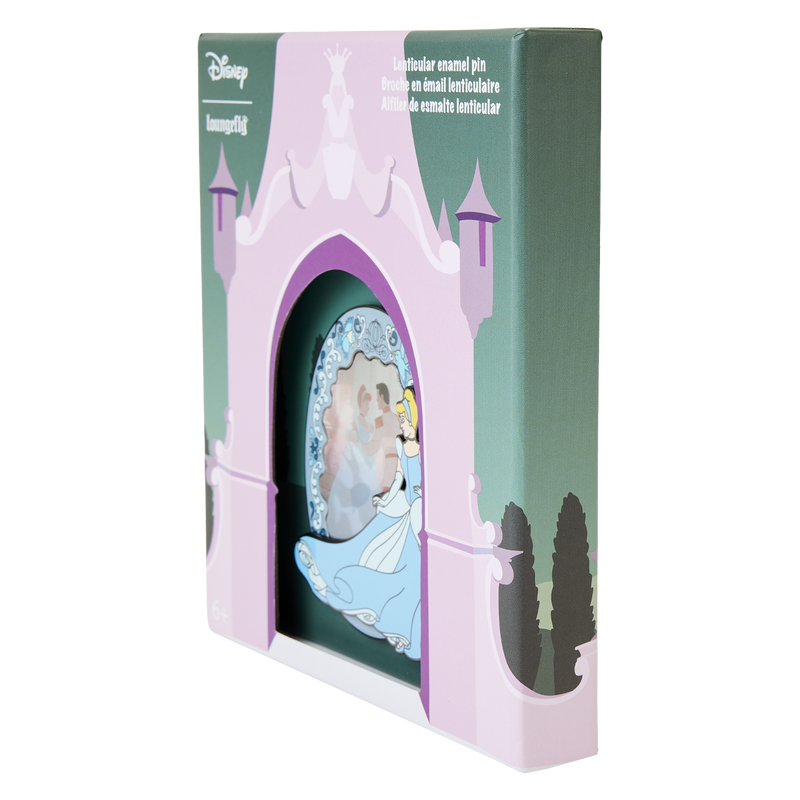 Cinderella Princess Series 3" Collector Box Lenticular Pin, , hi-res view 3