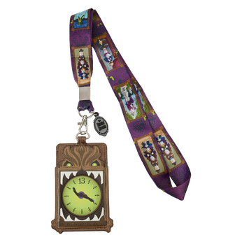 Haunted Mansion Stretching Room Portraits Lanyard With Card Holder, Image 1