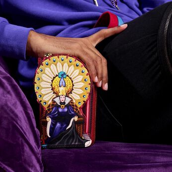 Snow White Evil Queen Throne Zip Around Wallet, Image 2