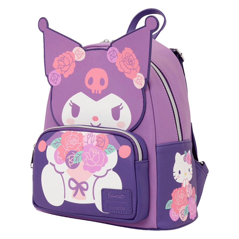 Hello Kitty & Friends Kuromi Floral Mini Backpack - Sanrio, , hi-res view 2