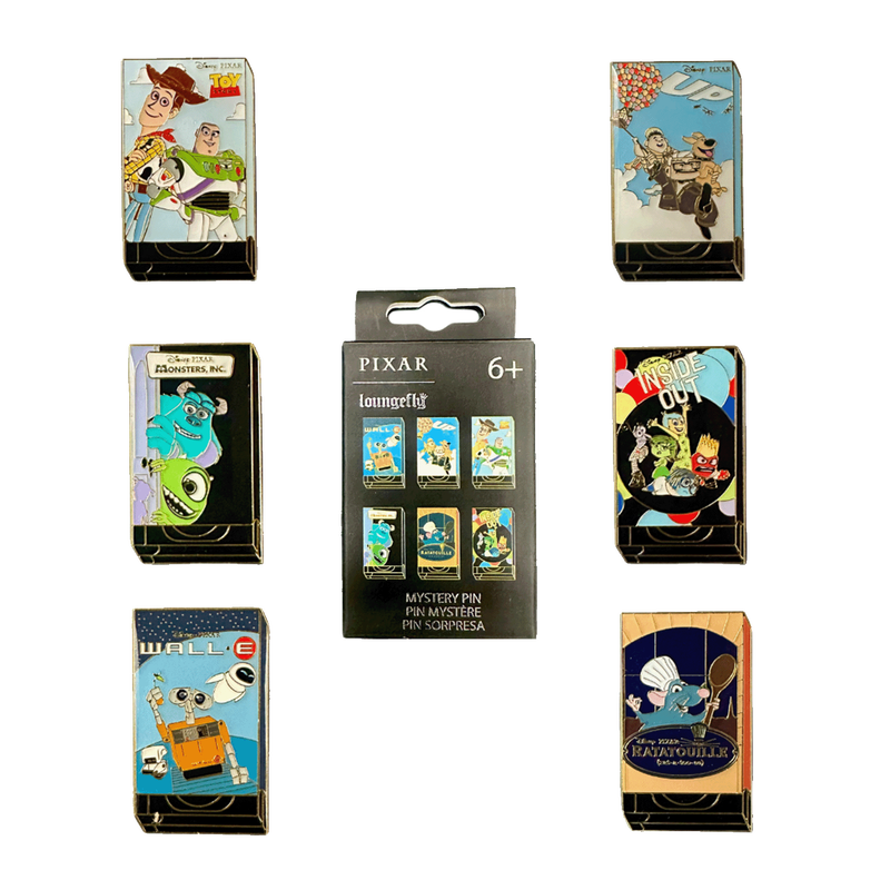 Pixar VHS Tapes Blind Box Pin, , hi-res view 1