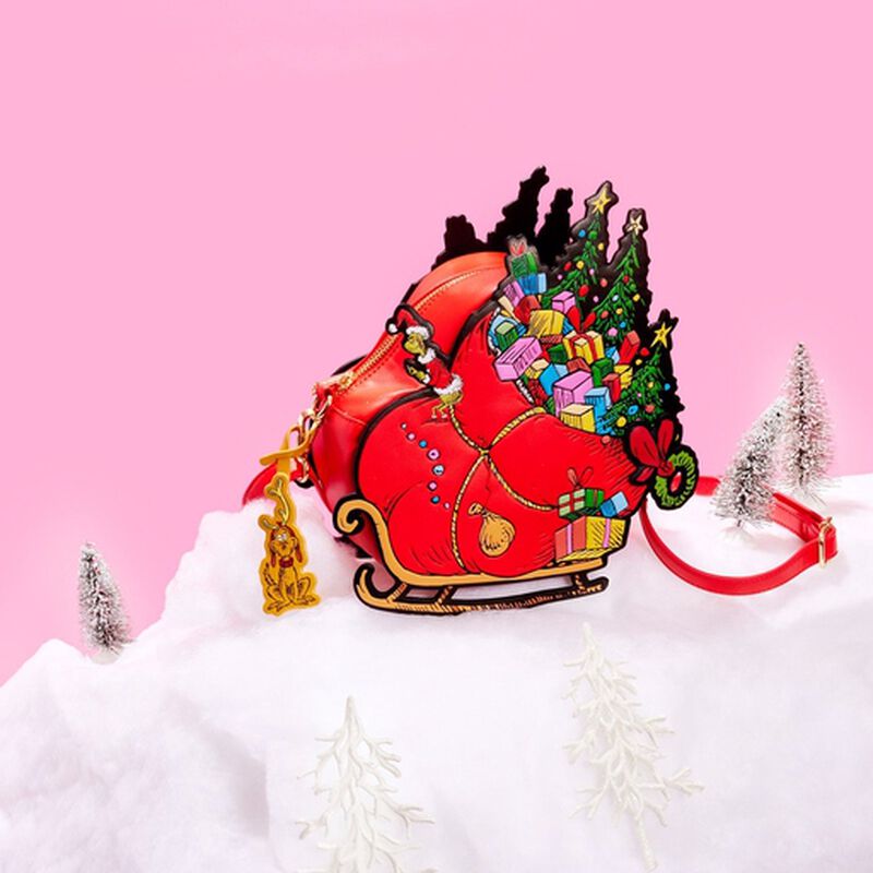 Dr. Seuss' How the Grinch Stole Christmas! Sleigh Crossbody Bag, , hi-res image number 2