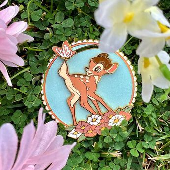 Bambi Springtime Sliding Pin, Image 2