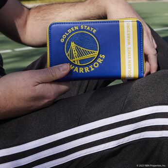 NBA Golden State Warriors  Patch Icons Zip Around Wallet, Image 2