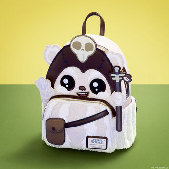 Star Wars Limited Edition Logray Ewok Plush Cosplay Mini Backpack, Image 2