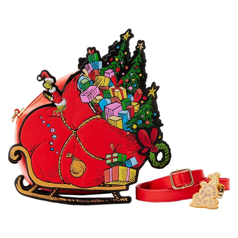 Dr. Seuss' How the Grinch Stole Christmas! Sleigh Crossbody Bag, , hi-res image number 1