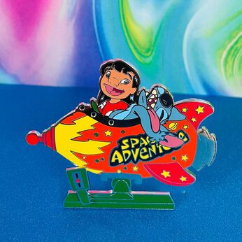 Lilo & Stitch Space Adventure Moving Pin, Image 2