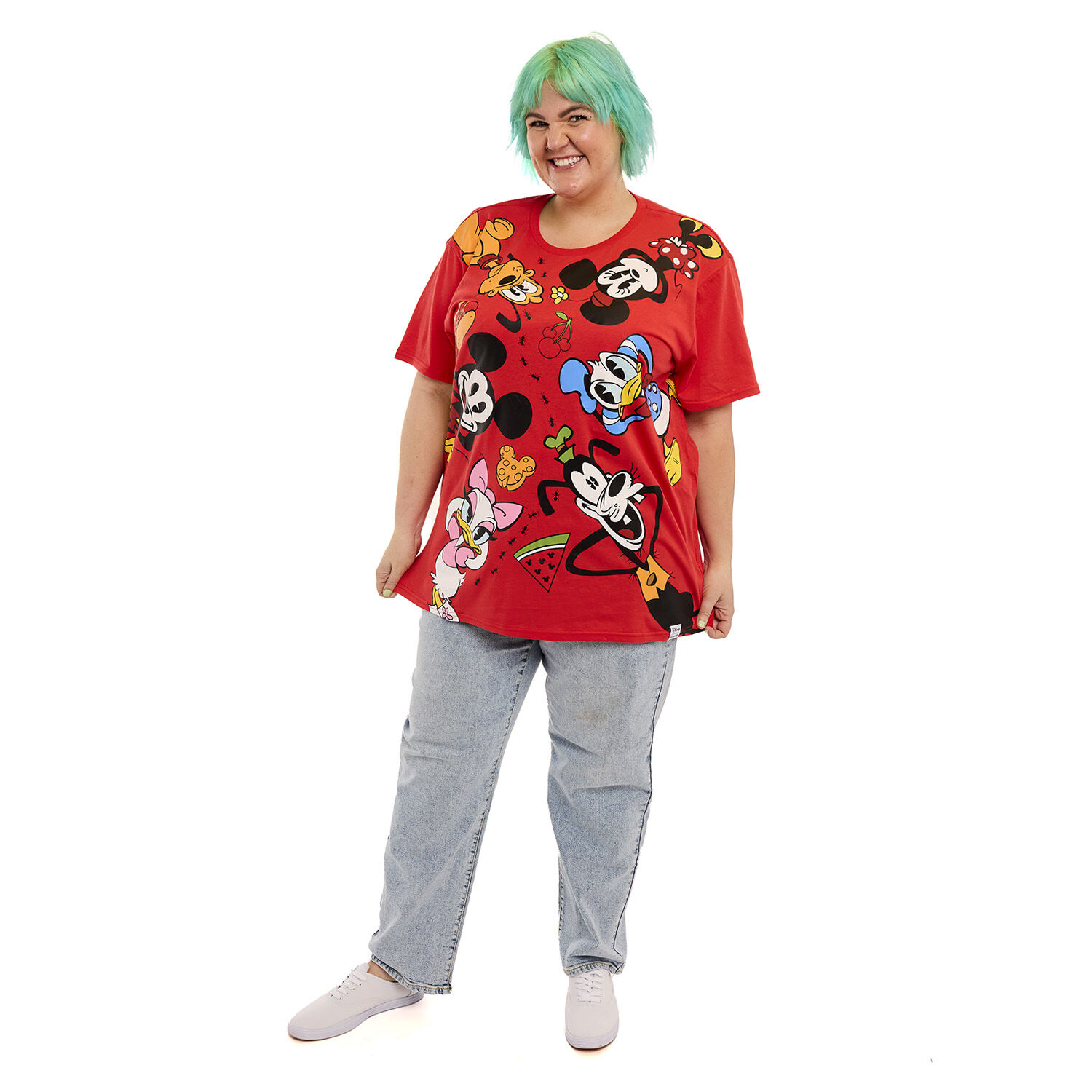 トップス DENIMDUNGAREEHollywoodStudios Mickey TEE Mickey-and-Friends-Perfect-Day