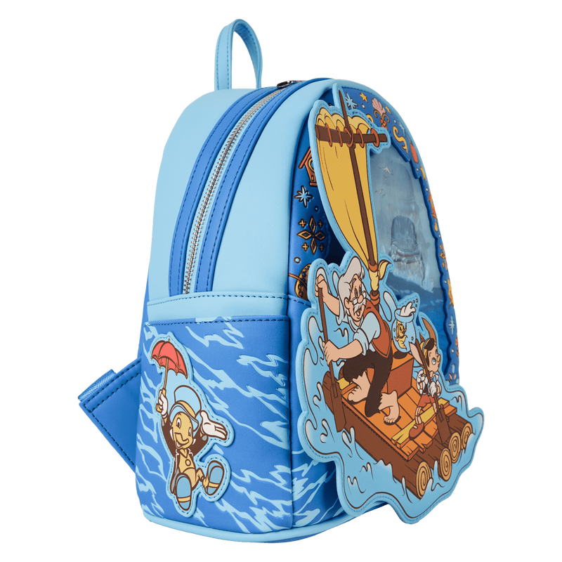 Pinocchio Exclusive Raft Monstro Lenticular Mini Backpack, , hi-res view 7