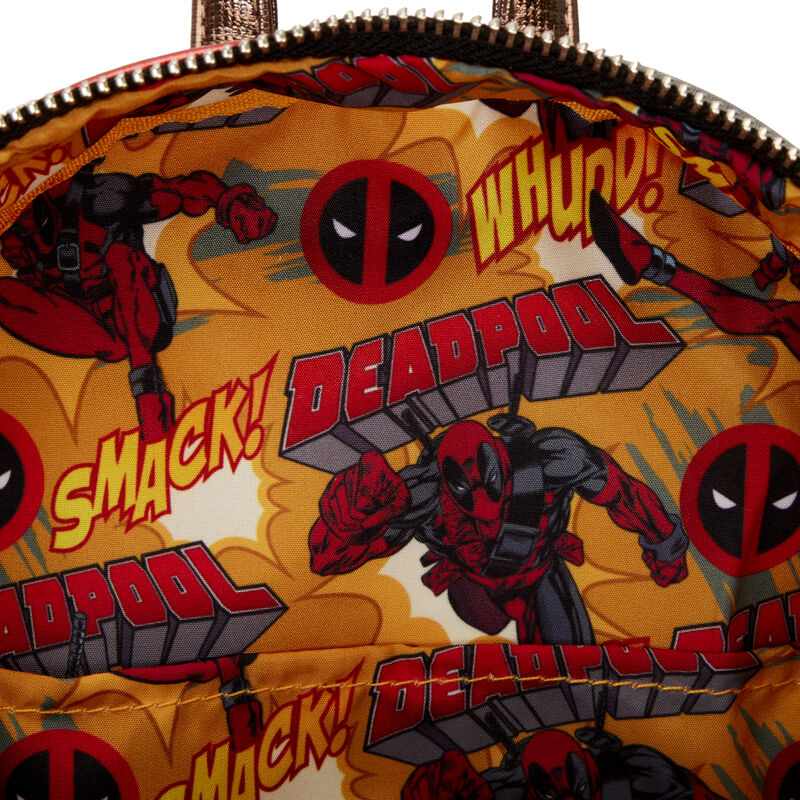 Marvel Metallic Deadpool Cosplay Mini Backpack, , hi-res view 9