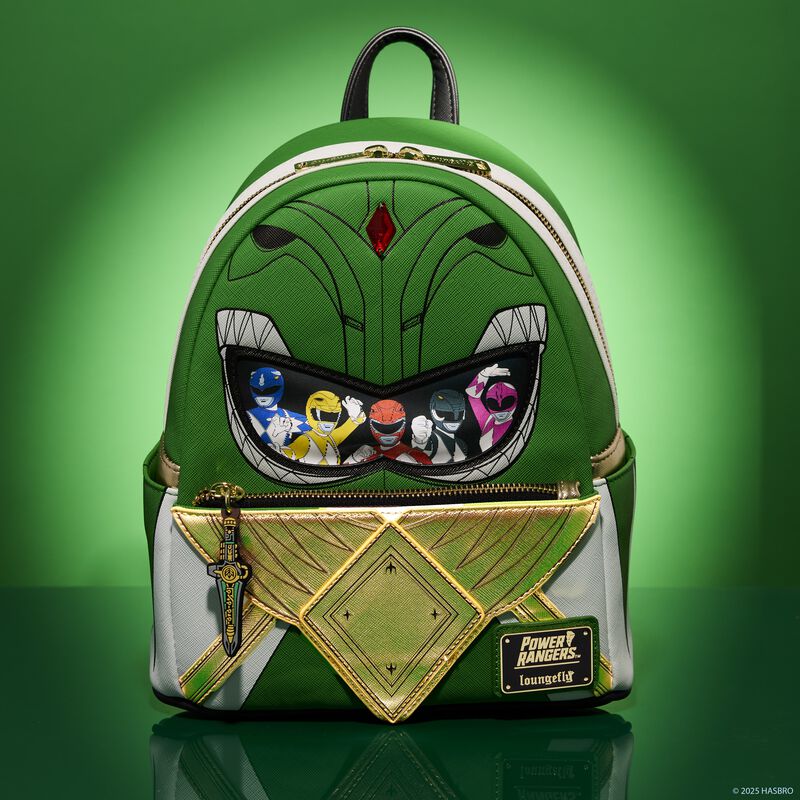 Limited Edition Power Rangers Green Ranger Lenticular Mini Backpack, , hi-res view 2
