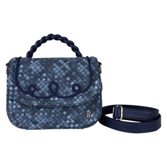Loungefly Faux Denim Crossbody Bag, Image 1