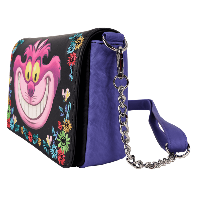 Alice in Wonderland Cheshire Cat Tulgey Wood Crossbody Bag, , hi-res view 5