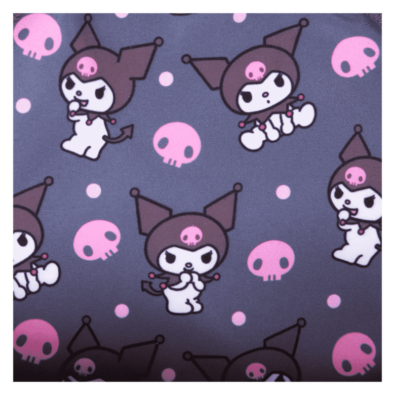 Sanrio Kuromi Monochrome Cosplay Convertible Mini Backpack & Crossbody Bag, , hi-res view 10
