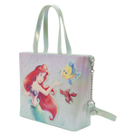 The Little Mermaid Ariel, Flounder, & Sebastian Tote Bag with Coin Bag, , hi-res view 6