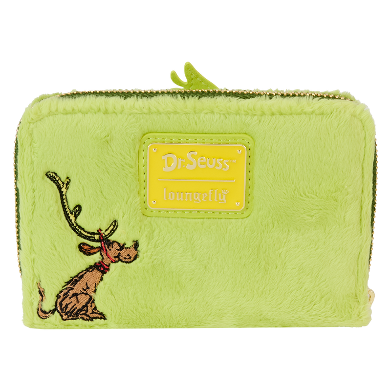Dr. Seuss' How The Grinch Stole Christmas! Plush Cosplay Glow Zip Around Wallet, , hi-res view 5