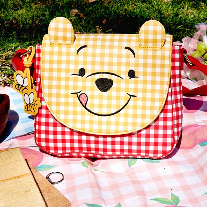 Winnie the Pooh Gingham Cosplay Crossbody Bag, , hi-res image number 2