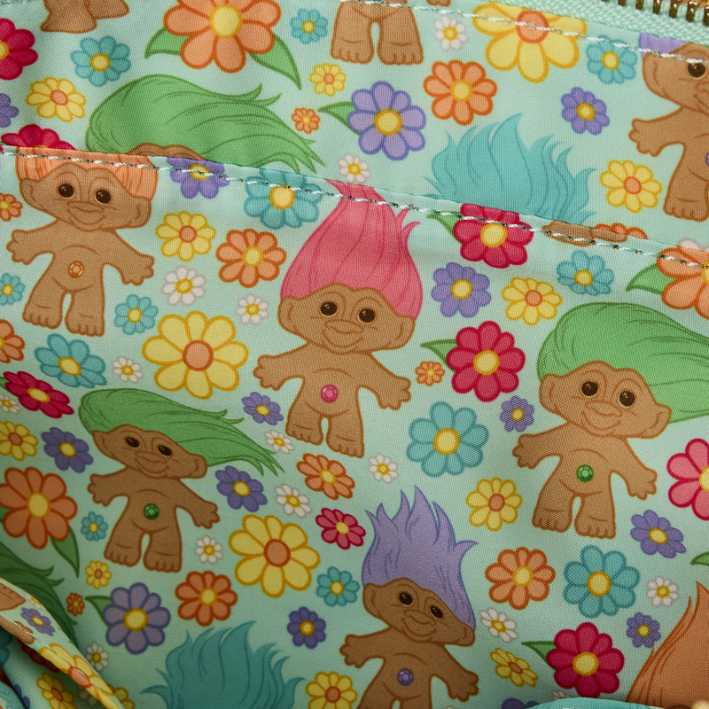 Classic Trolls Plush Glitter Tote Crossbody Bag with Coin Bag, , hi-res view 6