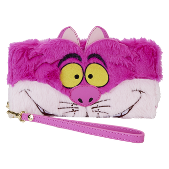 Alice In Wonderland Exclusive Cheshire Cat Plush Zip Around Wristlet Wallet, Image 1
