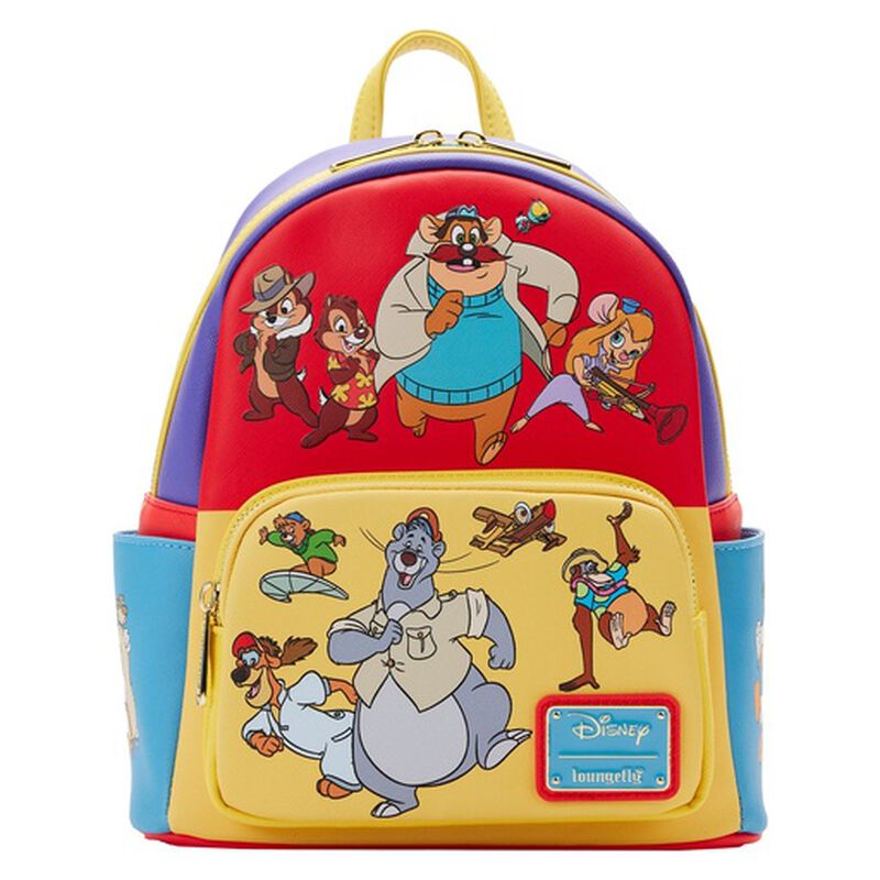 Exclusive - Disney Afternoon Cartoons Color Block Mini Backpack, , hi-res image number 1
