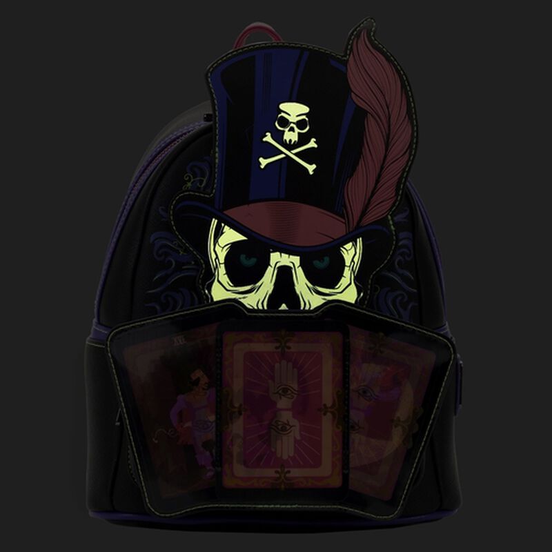 The Princess and the Frog Dr. Facilier Glow and Lenticular Mini Backpack, , hi-res view 3