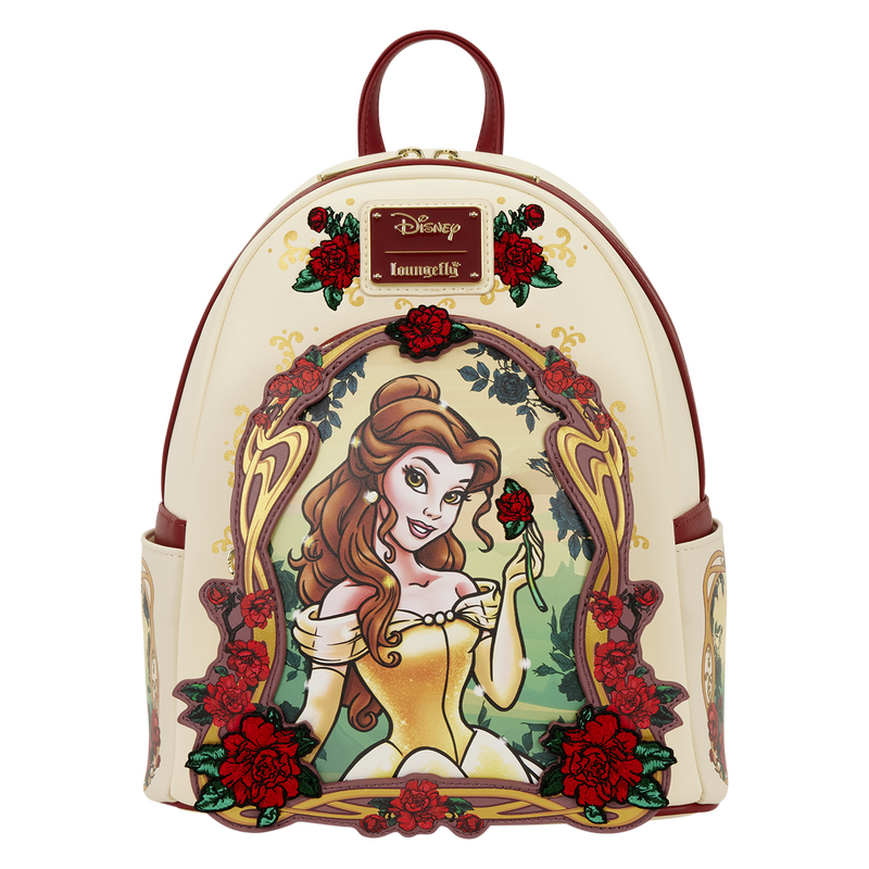Beauty and the Beast Exclusive Belle Floral Mini Backpack, , hi-res view 1