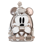 D23 Limited Edition Steamboat Willie Platinum Minnie Mouse Mini Backpack, , hi-res view 1