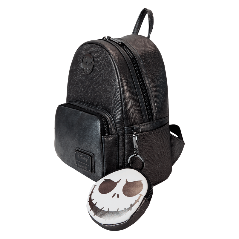The Nightmare Before Christmas Exclusive Jack Skellington Textured Mini Backpack With Coin Bag, , hi-res view 4