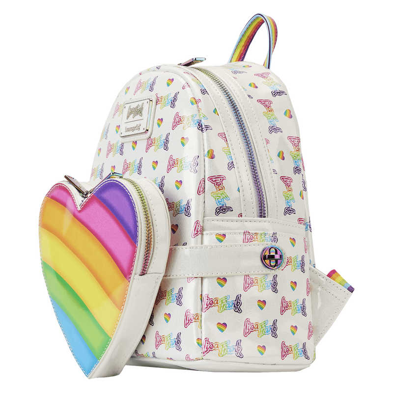 Lisa Frank Rainbow Heart Mini Backpack with Waist Bag, , hi-res image number 2