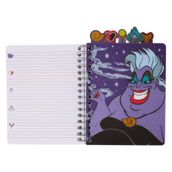 Disney Villains Iridescent All-Over Print Stationery Spiral Tab Journal, Image 2