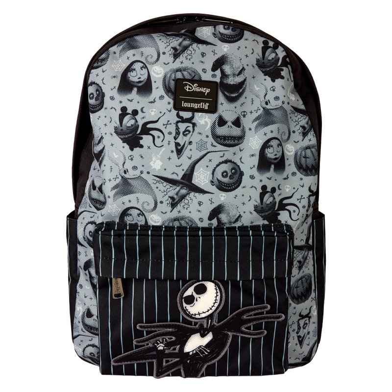 The Nightmare Before Christmas All-Over Print Nylon Full-Size Backpack, , hi-res view 1