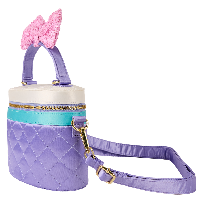 Daisy Duck 85th Anniversary Sequin Quilted Crossbody Bag, , hi-res view 3