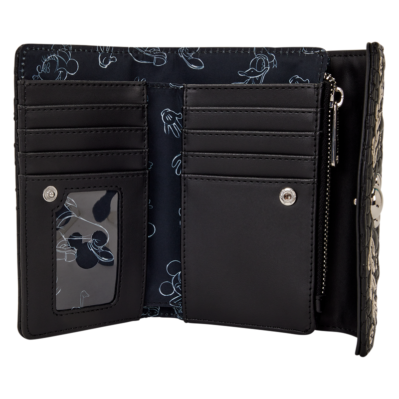 Mickey Mouse Artist Sketch Flap Wallet, , hi-res view 5