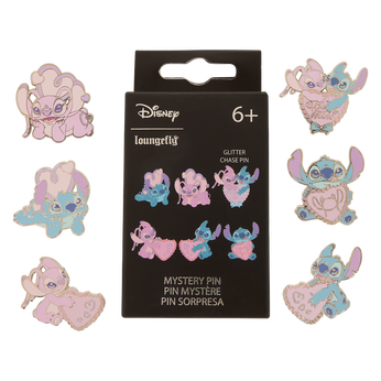Stitch & Angel Be Mine Mystery Box Pin, Image 1
