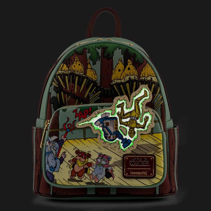 Exclusive - Ewoks and Droids Glow in the Dark Mini Backpack, , hi-res image number 3