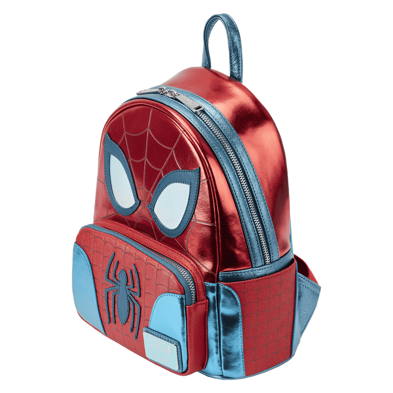Marvel Metallic Spider-Man Cosplay Mini Backpack, , hi-res view 3