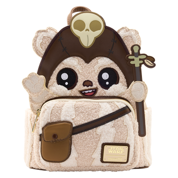 Star Wars Limited Edition Logray Ewok Plush Cosplay Mini Backpack, Image 1