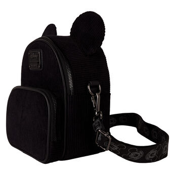 Mickey Mouse Classic Corduroy Convertible Mini Backpack & Crossbody Bag, Image 2