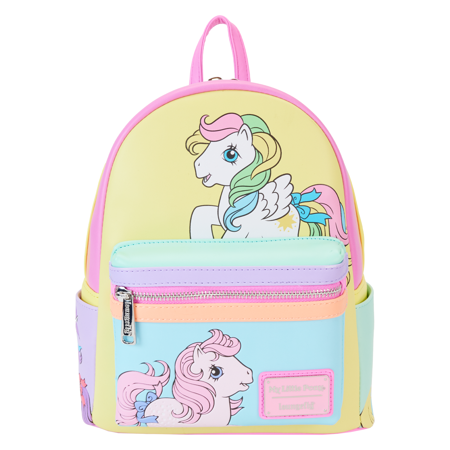 thumbnail image 2 of My Little Pony Girls' Backpack & Lunch Box Set - Rainbow Dash Design, Pink Polyester School Bag 2 of 5