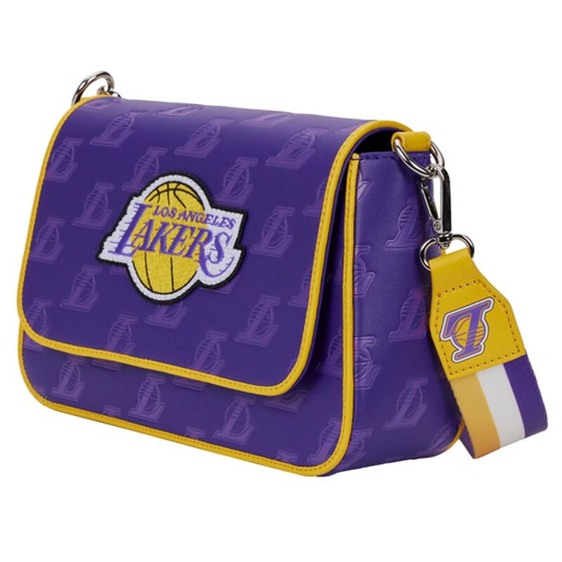 NBA Los Angeles Lakers Logo Crossbody Bag, , hi-res view 3