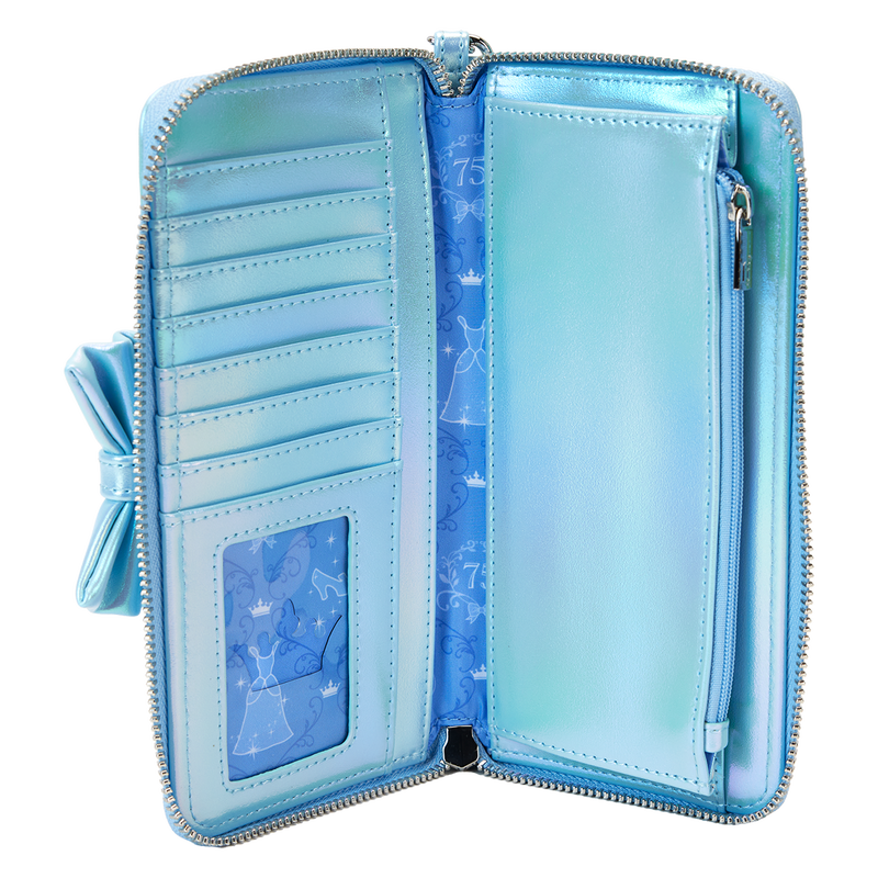 Cinderella Exclusive 75th Anniversary Shiny Series Iridescent Cosplay Wristlet Wallet, , hi-res view 7