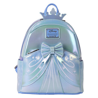Cinderella Exclusive 75th Anniversary Shiny Series Iridescent Cosplay Mini Backpack, Image 1