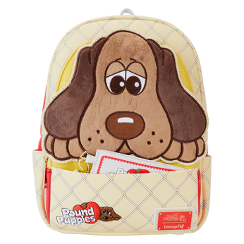 Pound Puppies 40th Anniversary Plush Mini Backpack with Card Holder, Image 1