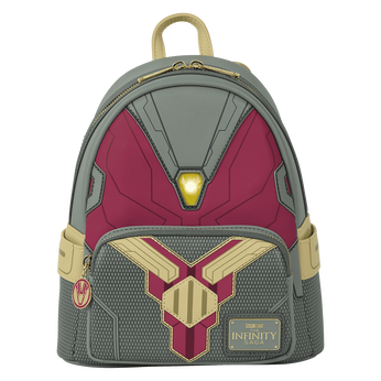 Marvel Exclusive Avengers Vision Light Up Cosplay Mini Backpack, Image 2